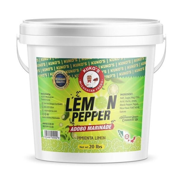 Lemon Pepper Marinade, Limon Pimienta Kuko's M Foods